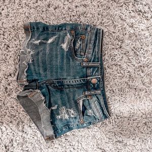 High rise jean short!!